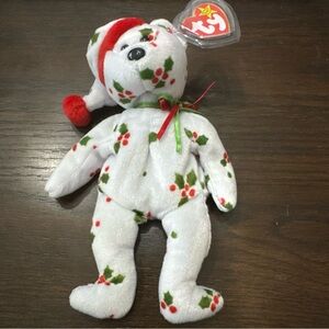 TY Beanie Baby - 1998 Holiday Teddy Bear - Stuffed Animal Toy